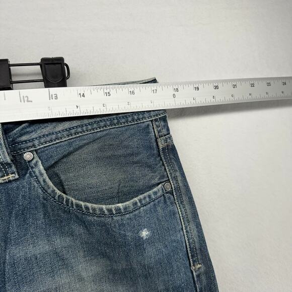 Diesel jeans mens 33x32 Fits 34x33 Blue Larkee Straight Whisker Vintage y2k - Picture 5 of 16